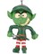 Tree Buddees Evil Elf with Bloody Knife Halloween - Christmas Ornament